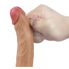 LoveToy Nature Cock Gode réaliste DUAL Silicone 13 x 3.5 cm Chair